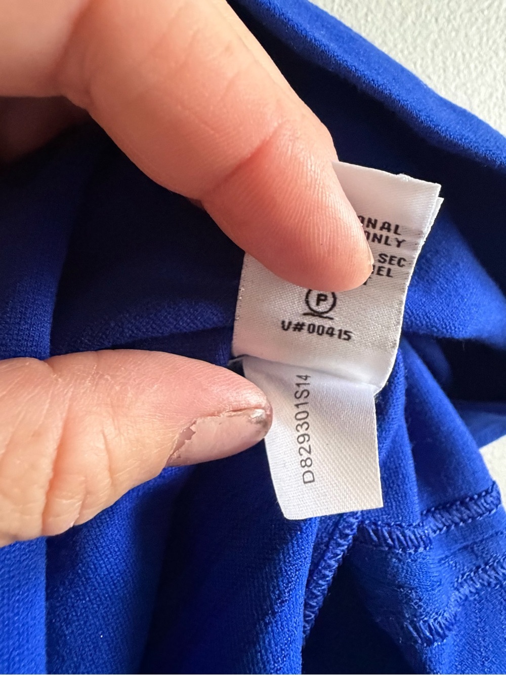 Diane von Furstenberg Cobalt Blue Fit & Flare Cocktail Wedding Guest Dress Small - Picture 9 of 11